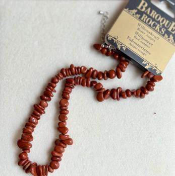Collier Barock Classic Roter Jaspis – Willenskraft & Stärke